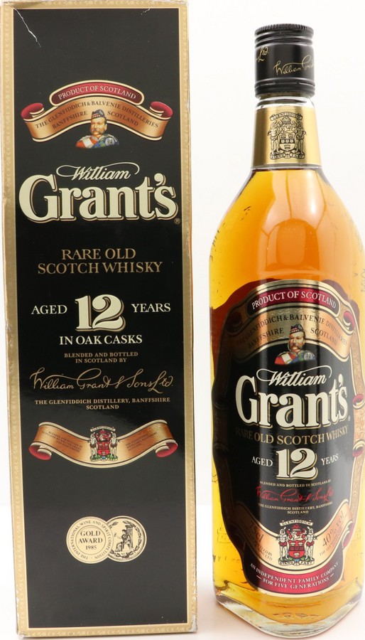 Grant's 12yo Rare Old Blended Scotch Whisky 40% 750ml