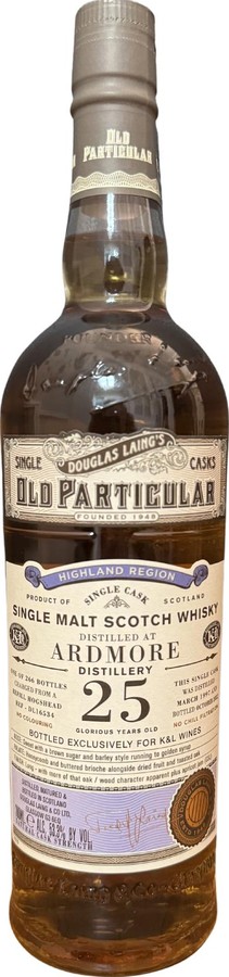 Ardmore 1997 DL Old Particular K&L Wine Merchants 53.3% 700ml