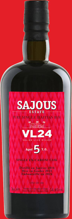 Velier 2016 Vieux Sajous Haiti Single Cask VL24 5yo 54.6% 700ml