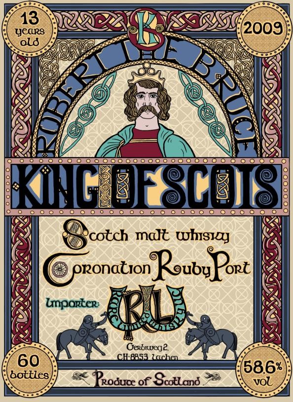 Scotch Malt Whisky 2009 RLW Robert the Bruce King of Scots 58.6% 700ml