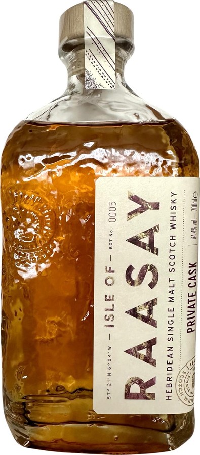 Raasay 2019 Private Cask Thorsten Gross 64.4% 700ml