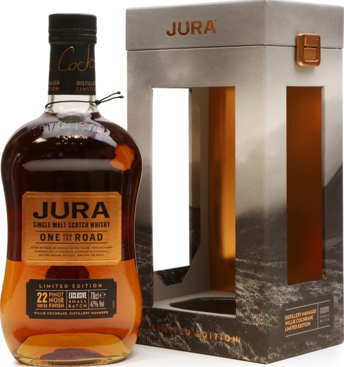 Isle of Jura One for the Road Pinot Noir Wine Casks Finish 47% 700ml