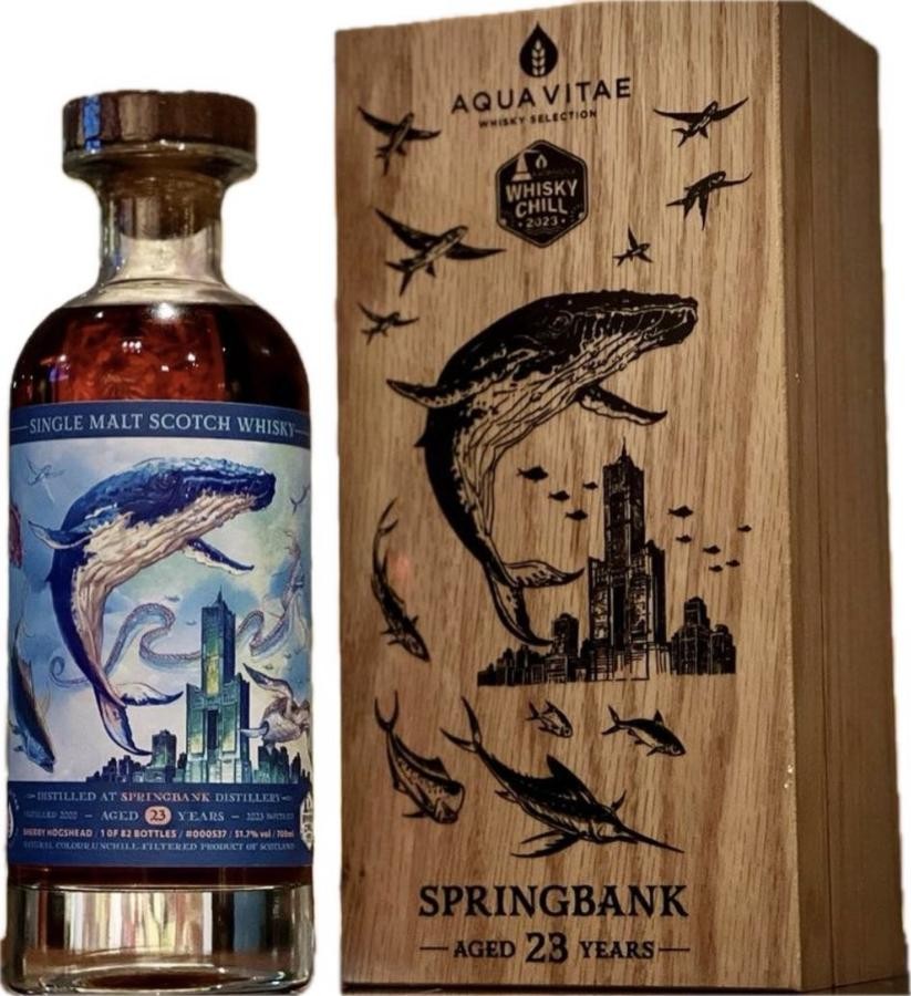 Springbank 2000 AqV Kaohsiung Whisky Chill 2023 51.7% 700ml