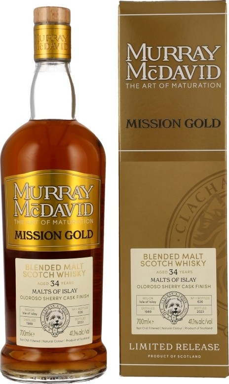 Blended Malt Scotch Whisky 1989 MM Mission Gold 41.1% 700ml