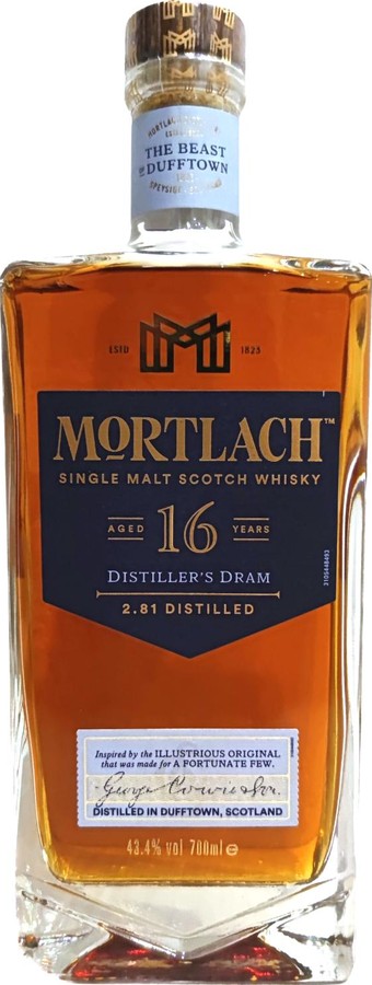 Mortlach 16yo Distiller's Dram 43.4% 700ml