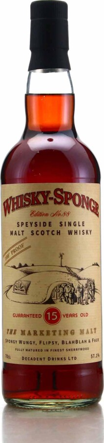 Decadent Drinks 2008 Whisky Sponge Edition No.88 15yo 57.1% 700ml