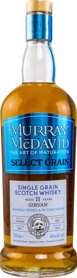 Girvan 2011 MM The Art of Maturation Select Grain Koval Bourbon Cask Finish 46% 700ml