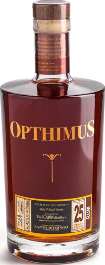 Opthimus Tomatin 25yo 43% 750ml