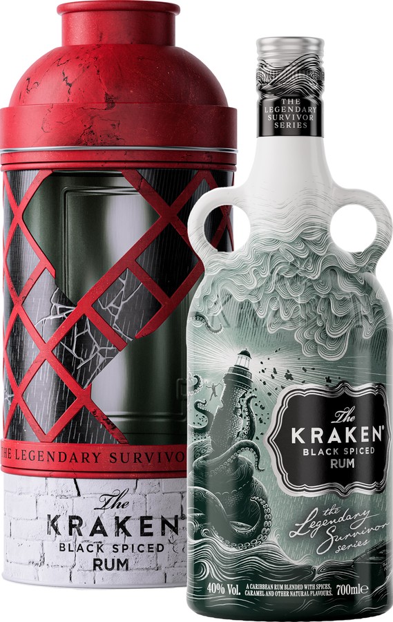 Kraken Black Spiced Legendary Survivor Series The Lighthouse Keeper 40% 700ml