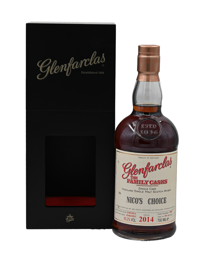 Glenfarclas 2014 The Family Casks Nico's Choice World of Whisky by Waldhaus 60.2% 700ml