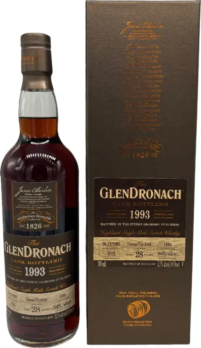 Glendronach 1993 Cask Bottling Oloroso Puncheon 52.5% 700ml