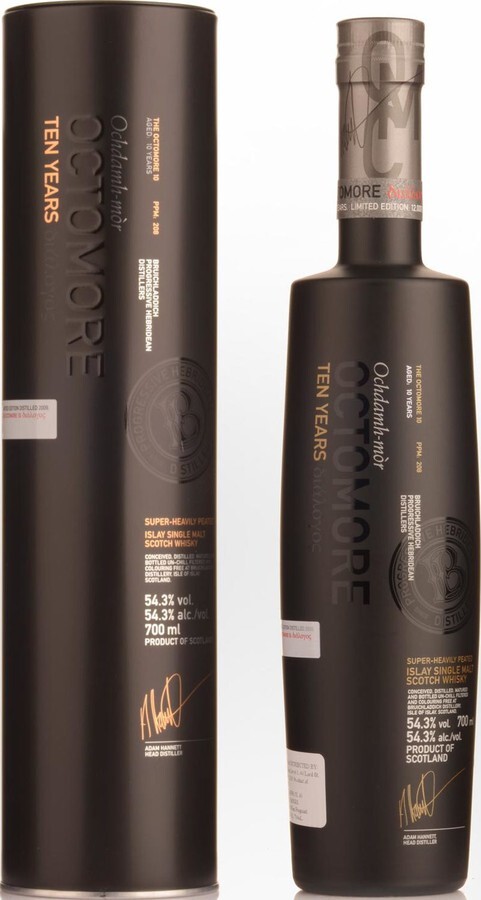 Octomore 10yo dialogos 2020 4th Limited Release 208 ppm 54.3% 700ml