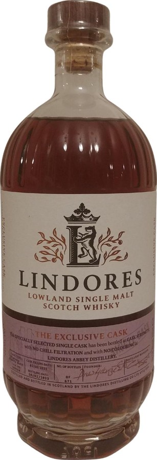 Lindores Abbey 2018 The Exclusive Cask 58.8% 700ml