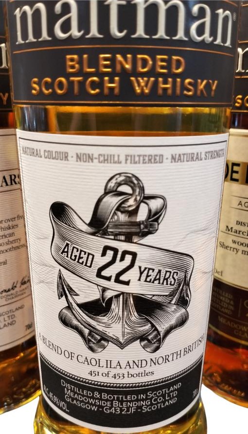 Blended Scotch Whisky 22yo MBl The Maltman 45.9% 700ml