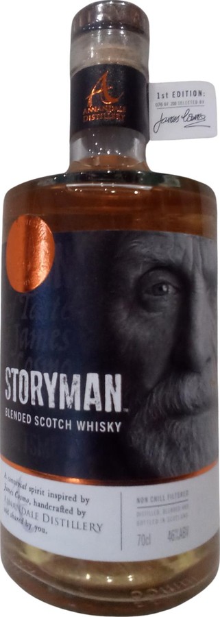 Annandale Storyman 1st Edition signed by James Cosmo 46% 700ml