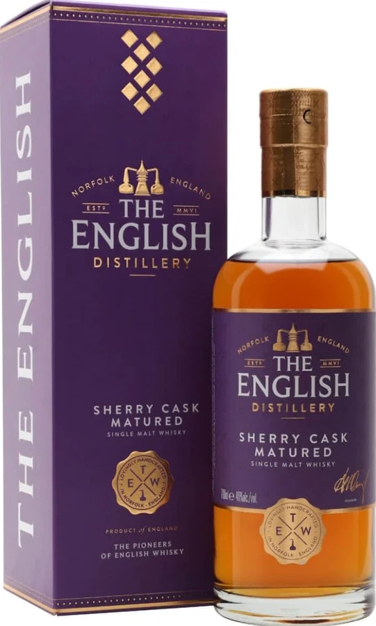 The English Whisky Sherry Cask Matured 46% 700ml