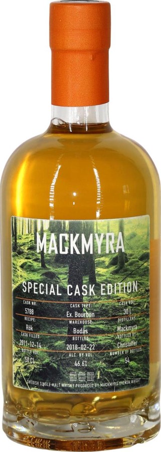 Mackmyra 2011 Special Cask Edition 46.6% 500ml