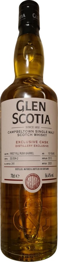 Glen Scotia 2013 Exclucive Cask Distillery Exclusive 56.4% 700ml