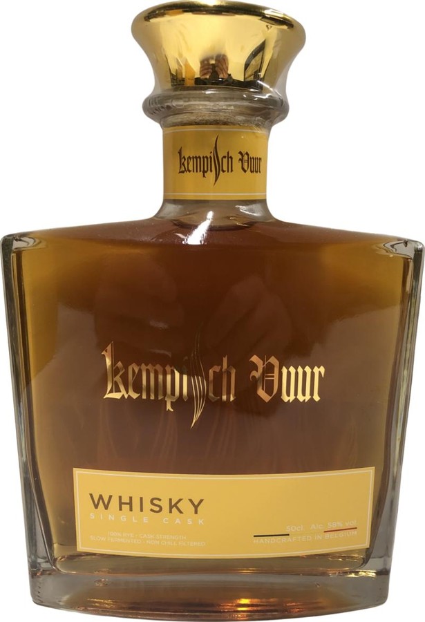 Kempisch Vuur 100% Rye Whisky Cask Strength 58% 500ml