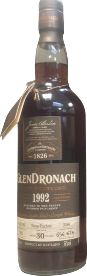 Glendronach 1992 Cask Bottling Oloroso Puncheon 56% 700ml