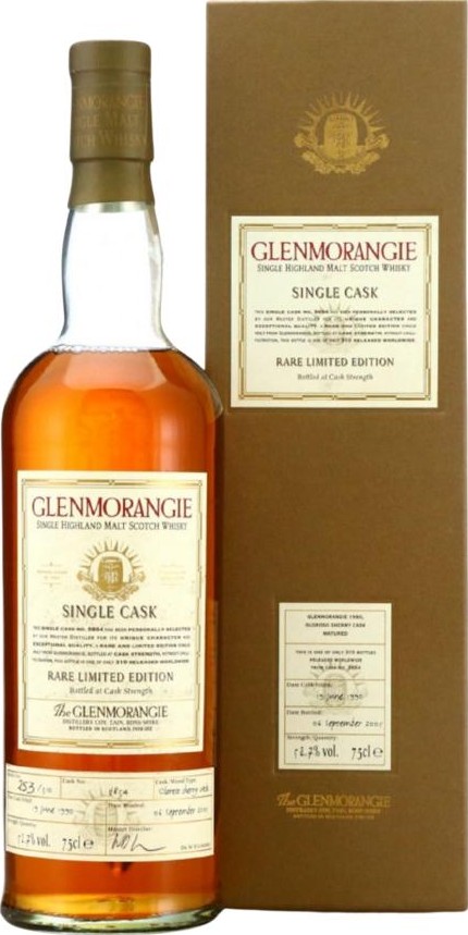 Glenmorangie 1990 Rare Limited Edition Single Cask Oloroso Sherry 52.7% 750ml