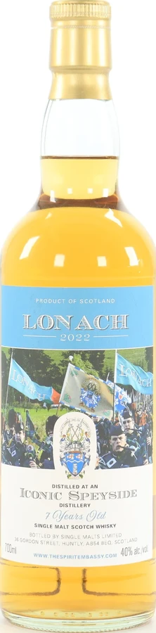 Distilled at an Iconic Speyside Distillery 7yo SMD Lonach Lonach Highland Gathering 40% 700ml