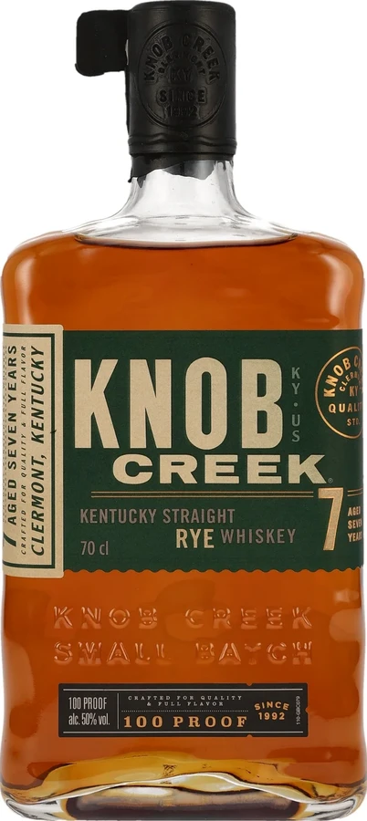Knob Creek 7yo Small Batch Rye Charred New American Oak 50% 700ml