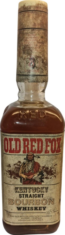 Old Red Fox 8yo Kentucky Straight Bourbon Whisky Importe par Etrema S.A 40% 700ml