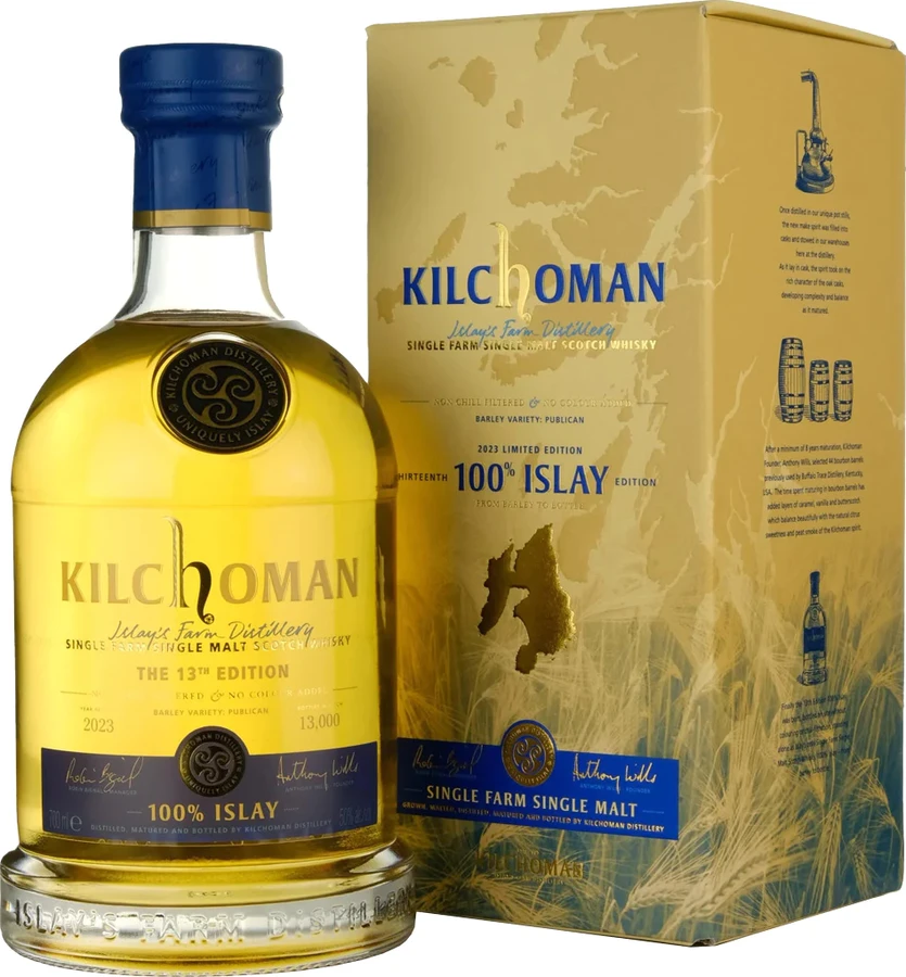 Kilchoman 8yo 100% Islay The 13th Edition Bourbon Barrel 50% 750ml