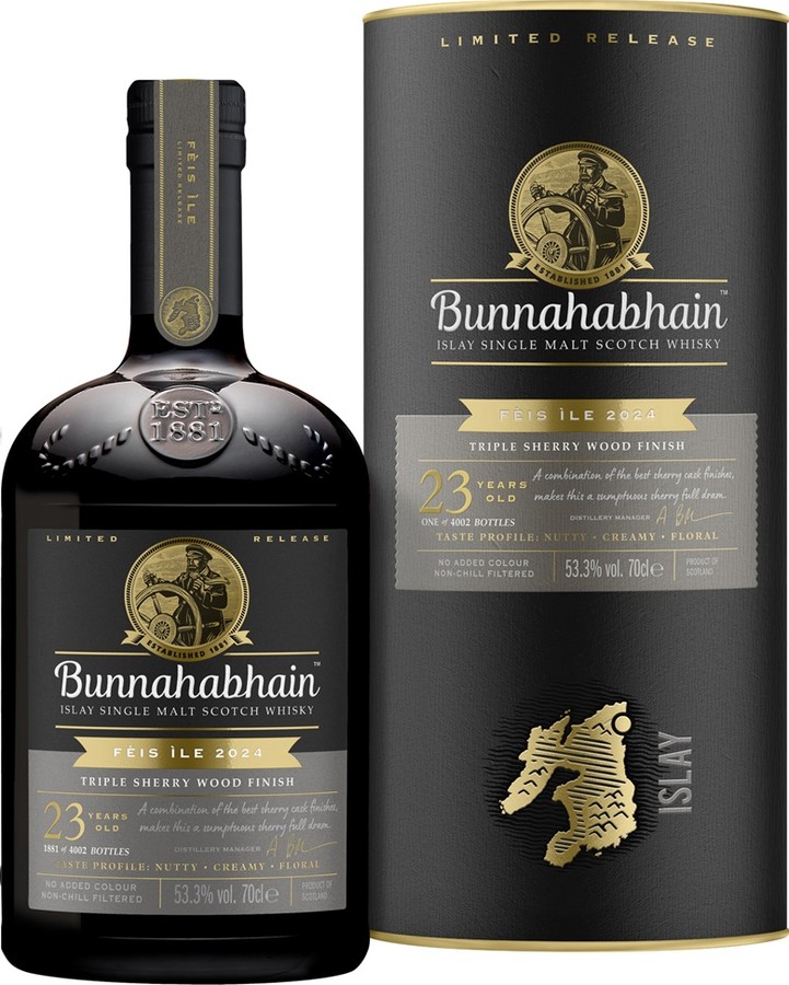 Bunnahabhain 23yo Feis Ile Limited Edition 2024 53.3% 700ml