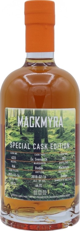 Mackmyra 2011 Special Cask Edition 44% 500ml
