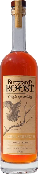 Buzzard's Roost Straight Rye Whisky BuRo Barrel Strength 57.15% 750ml