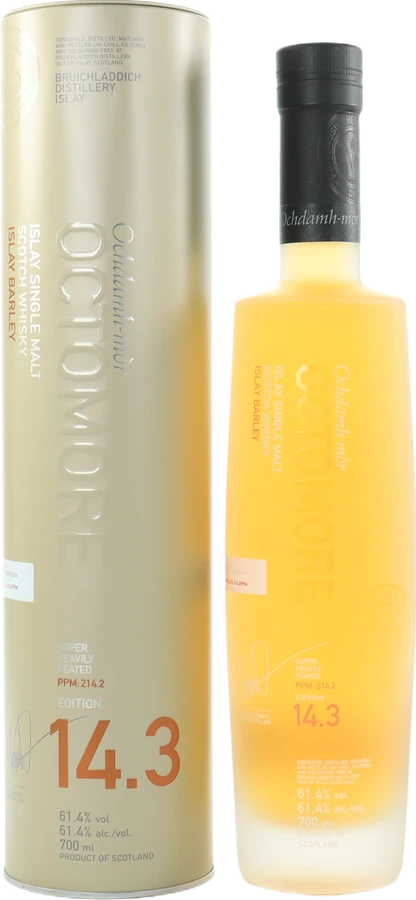 Octomore Edition 14.3 214.2 PPM The Impossible Equation 61.4% 700ml