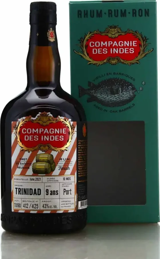Compagnie des Indes 2012 Trinidad First UK Exclusive Release 9yo 43% 700ml