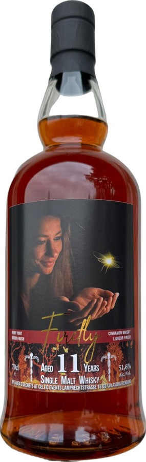 Mannochmore 11yo TaDa Tabeas Secrets Firefly Ruby Port Finish & Whisky Liqueur Finish 51.6% 700ml