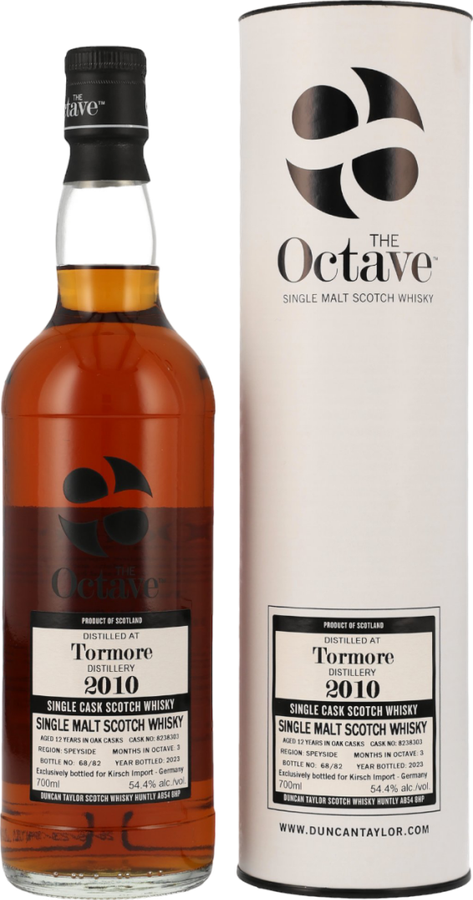 Tormore 2010 DT The Octave Sherry Octave Finish 54.4% 700ml
