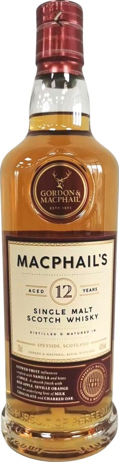 MacPhail's 12yo GM Single Malt Sherry 40% 700ml