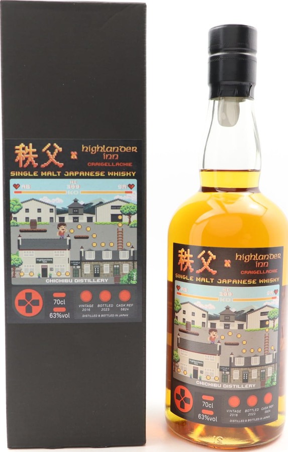 Chichibu 2016x Highlander Inn Craigellachie 63% 700ml