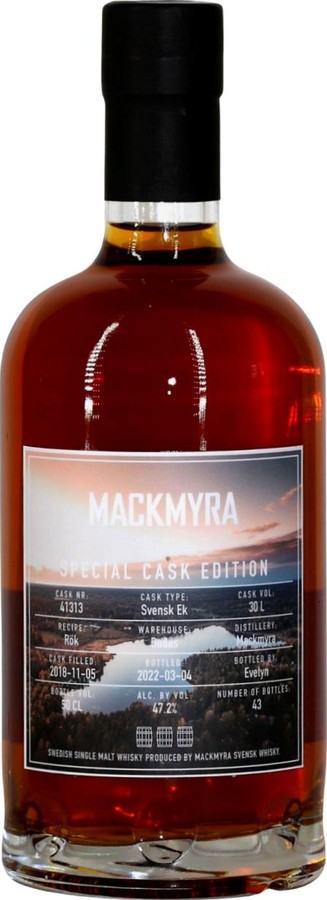 Mackmyra 2018 Special Cask Edition 47.2% 500ml