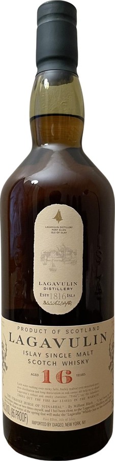 Lagavulin 16yo Islay Single Malt Scotch Whisky 43% 750ml