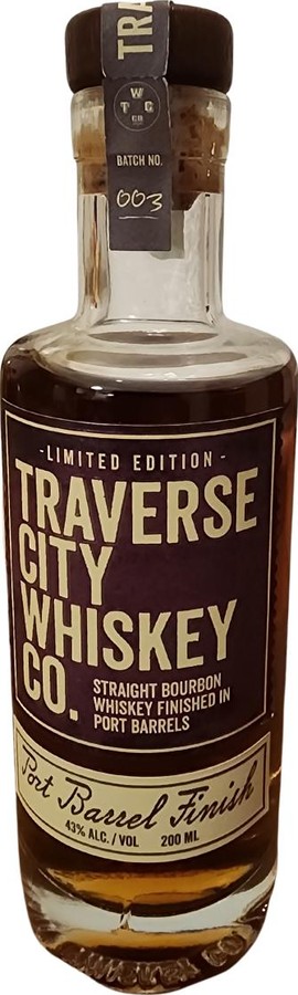 Traverse City Whisky Co. Port Barrel Finish 43% 200ml