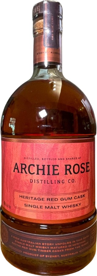 Archie Rose Herritage Red Gum Cask Limited Release No.11 Australia 46% 700ml