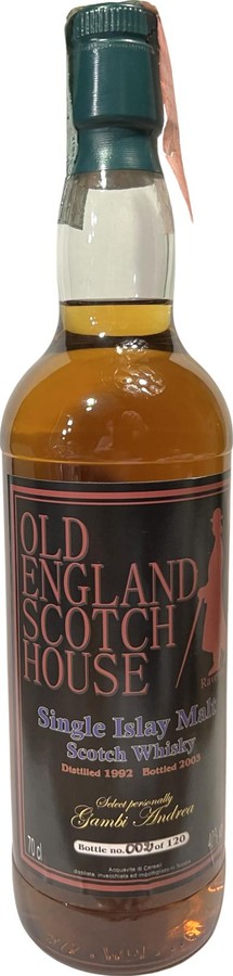 Islay Malt Scotch Whisky 1992 UD Old England Scotch House Old England Scotch House Ravenna 40% 700ml