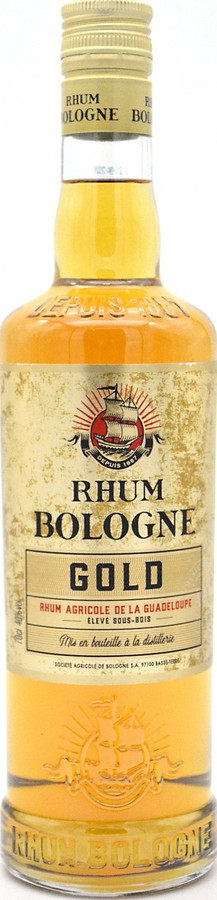 Rhum Bologne Gold Guadeloupe 40% 700ml