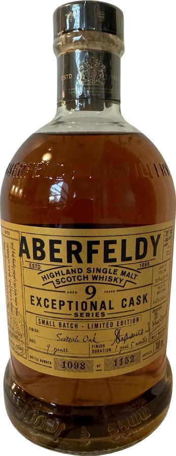 Aberfeldy 2014 Exceptional Cask Series 59.7% 700ml