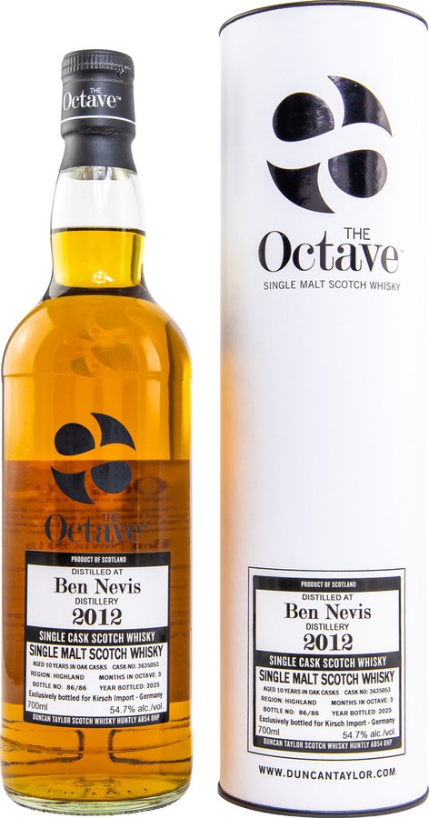 Ben Nevis 2012 DT The Octave Sherry Octave Finish Kirsch Import 54.7% 700ml