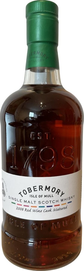 Tobermory 2008 Red Wine matured 57.7% 700ml