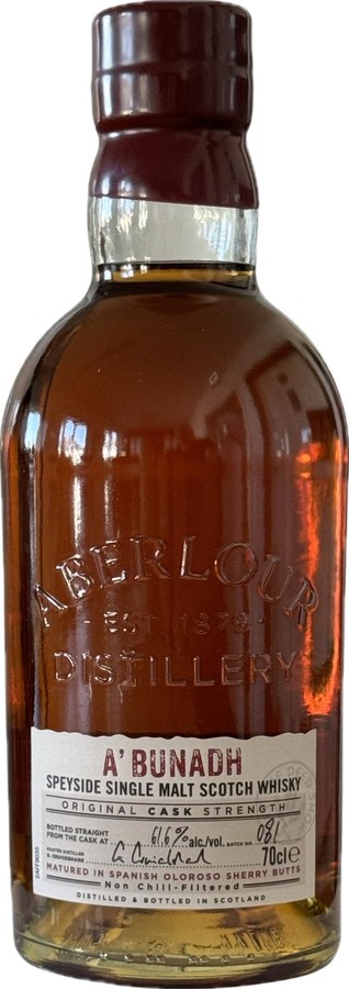 Aberlour A'bunadh batch #81 61.6% 700ml