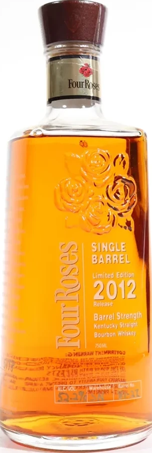 Bourbon Whisky Single Barrel Bourbon Whisky Limited Edition 2012 52.2% 750ml