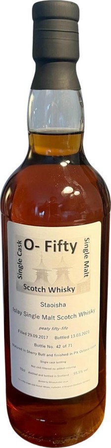 Staoisha 2017 WhB O-Fifty O-fifty 55.5% 700ml